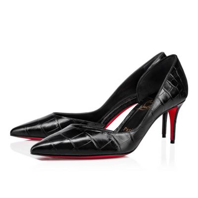 Zapatos De Salon Christian Louboutin Iriza 70 Calf Pumps Mujer Negros | MX-46128